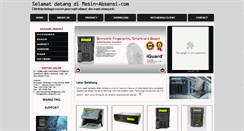 Desktop Screenshot of mesin-absensi.com