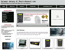 Tablet Screenshot of mesin-absensi.com